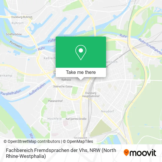 Карта Fachbereich Fremdsprachen der Vhs