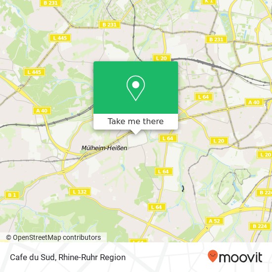 Карта Cafe du Sud