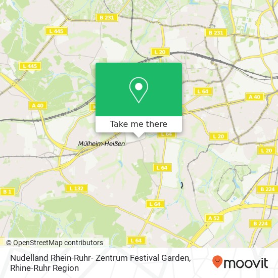 Nudelland Rhein-Ruhr- Zentrum Festival Garden map