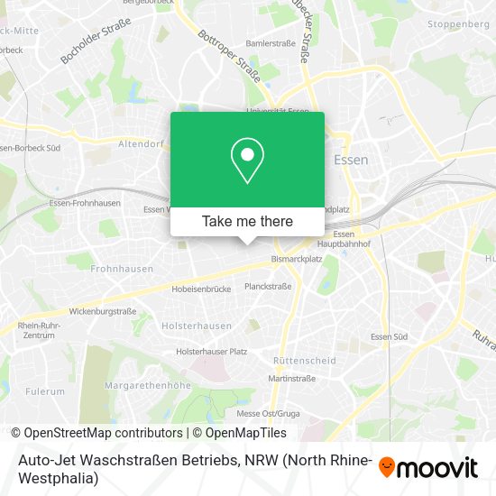 Auto-Jet Waschstraßen Betriebs map