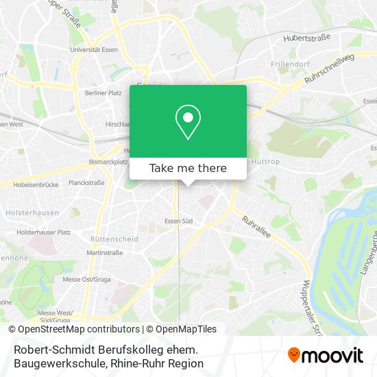 Robert-Schmidt Berufskolleg ehem. Baugewerkschule map