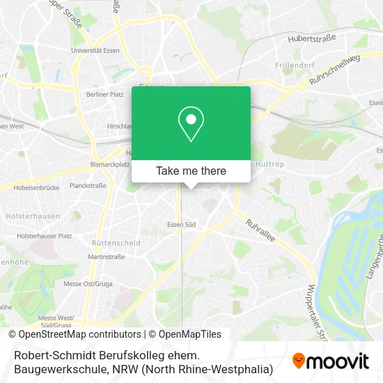 Robert-Schmidt Berufskolleg ehem. Baugewerkschule map