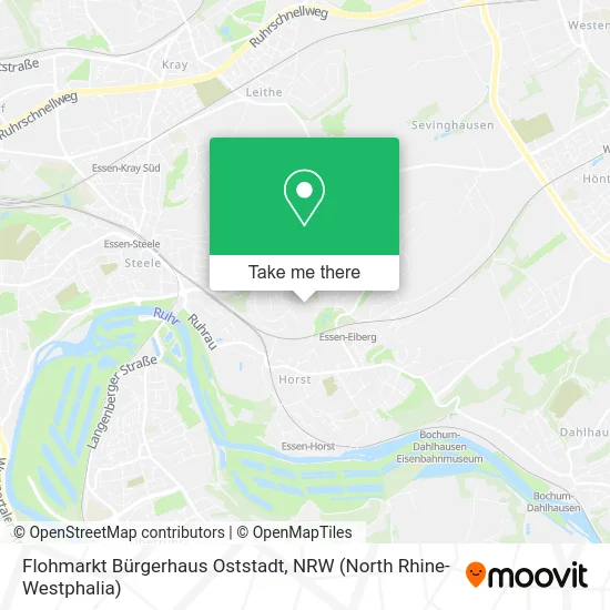 Карта Flohmarkt Bürgerhaus Oststadt