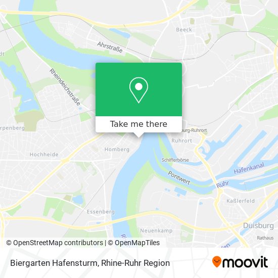 Biergarten Hafensturm map