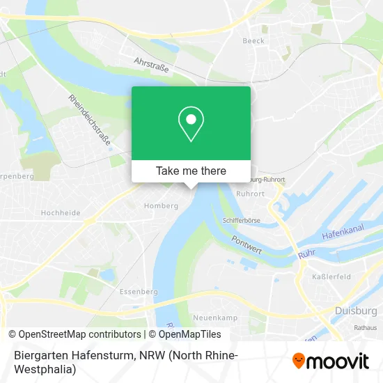 Biergarten Hafensturm map