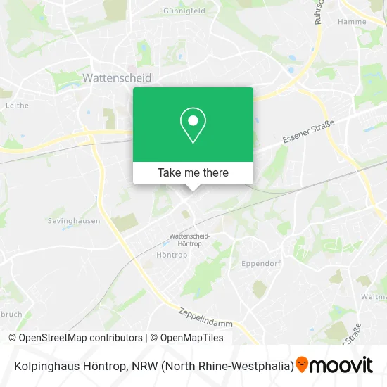 Kolpinghaus Höntrop map