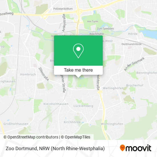 Карта Zoo Dortmund