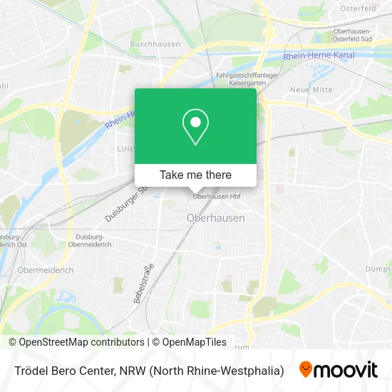 Карта Trödel  Bero Center