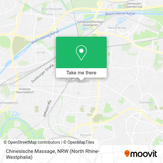 Карта Chinesische Massage