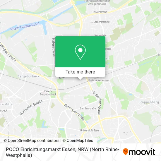 Карта POCO Einrichtungsmarkt Essen