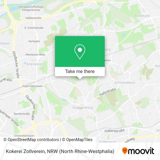 Kokerei Zollverein map