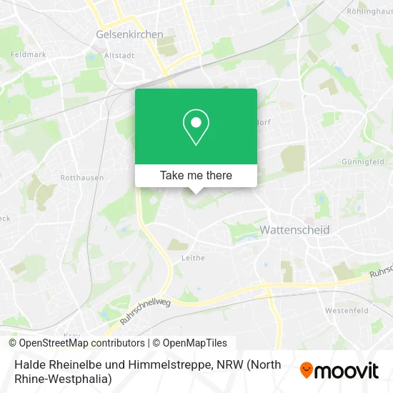 Halde Rheinelbe und Himmelstreppe map