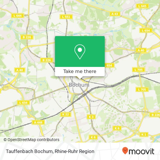 Карта Tauffenbach Bochum