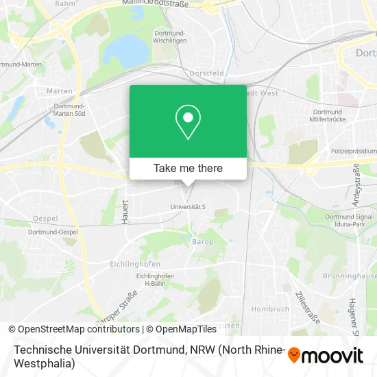 Карта Technische Universität Dortmund