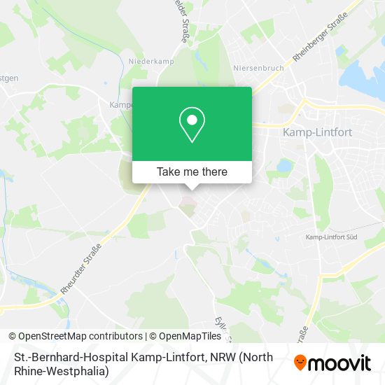 St.-Bernhard-Hospital Kamp-Lintfort map