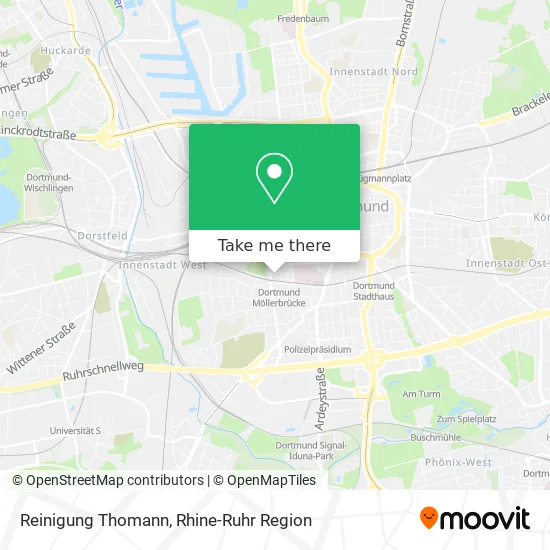 Reinigung Thomann map