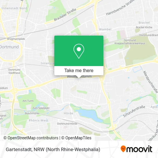 Карта Gartenstadt