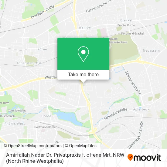 Карта Amirfallah Nader Dr. Privatpraxis f. offene Mrt