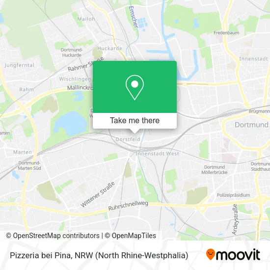 Pizzeria bei Pina map