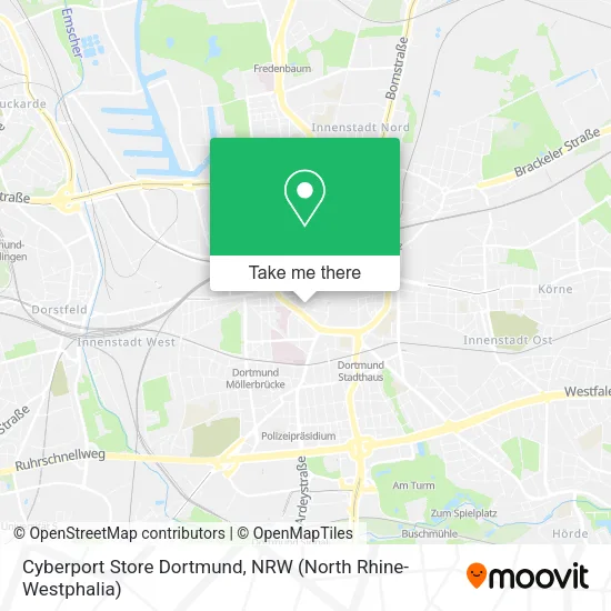 Карта Cyberport Store Dortmund