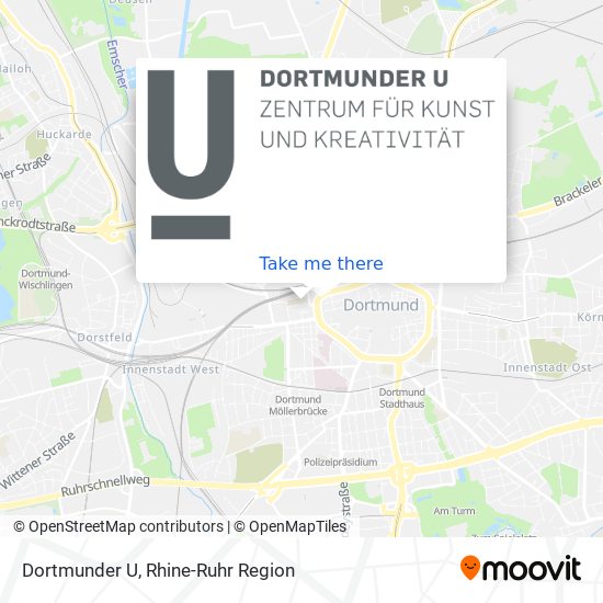 Dortmunder U map