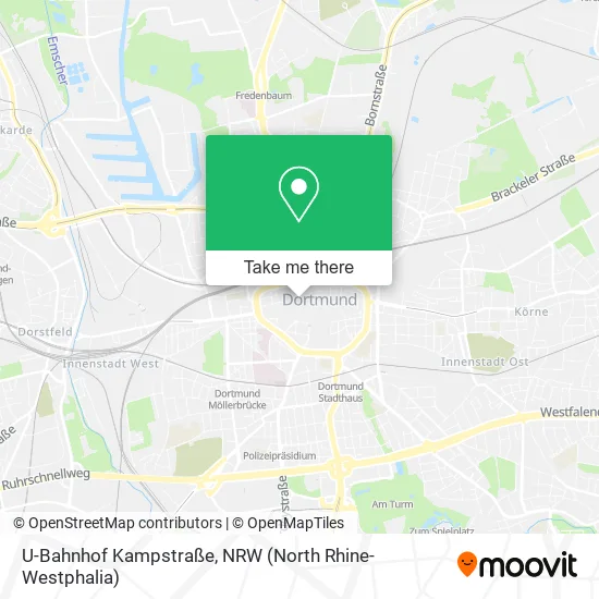 Карта U-Bahnhof Kampstraße