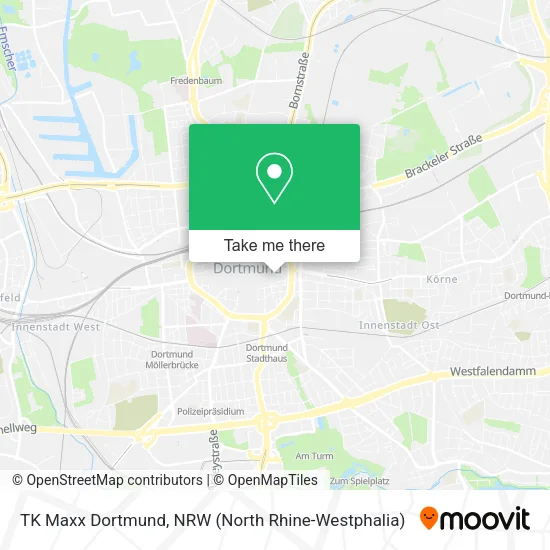 Карта TK Maxx Dortmund