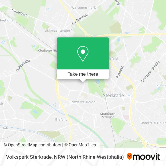 Volkspark Sterkrade map