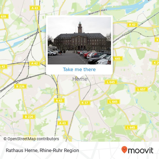 Карта Rathaus Herne