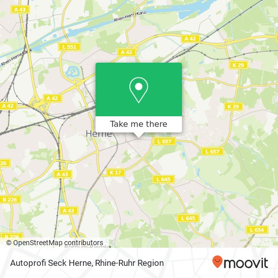 Autoprofi Seck Herne map