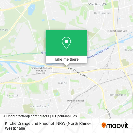 Карта Kirche Crange und Friedhof