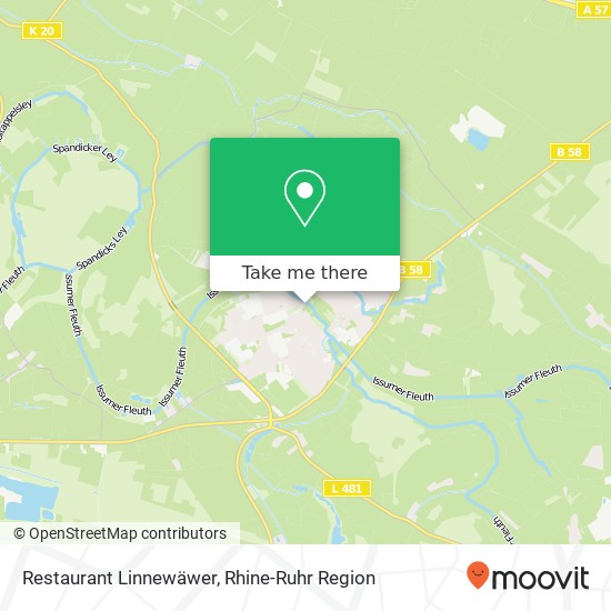 Restaurant Linnewäwer map