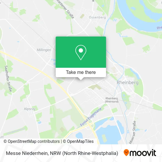 Карта Messe Niederrhein