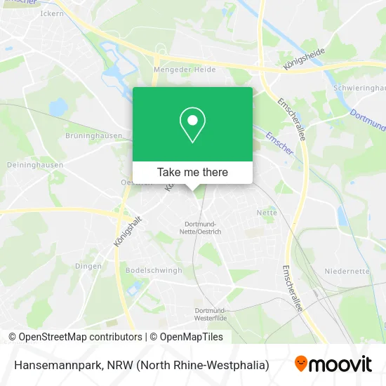 Карта Hansemannpark