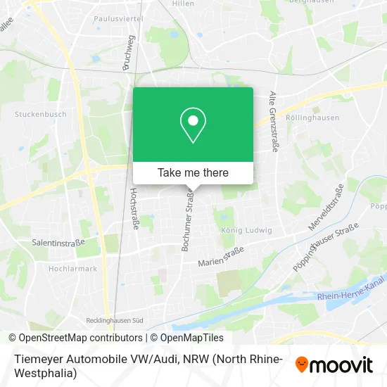 Карта Tiemeyer Automobile VW/Audi