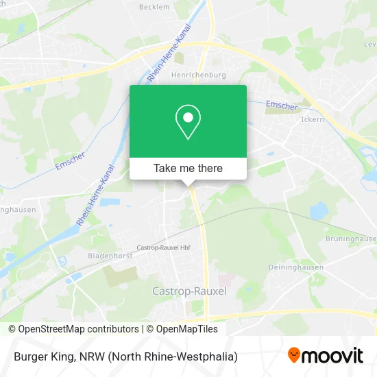 Карта Burger King