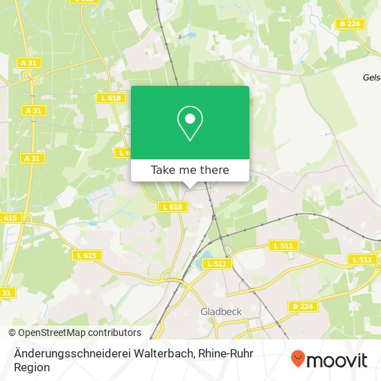 Änderungsschneiderei Walterbach map