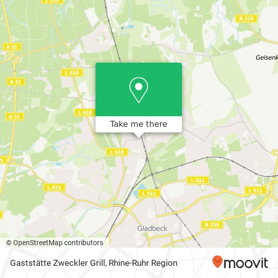 Gaststätte Zweckler Grill map