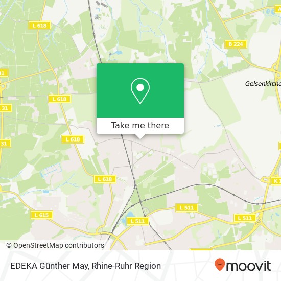 EDEKA Günther May map