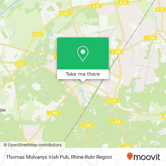 Thomas Mulvanys Irish Pub map