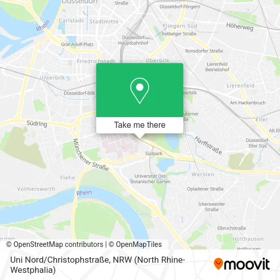 Карта Uni Nord/Christophstraße