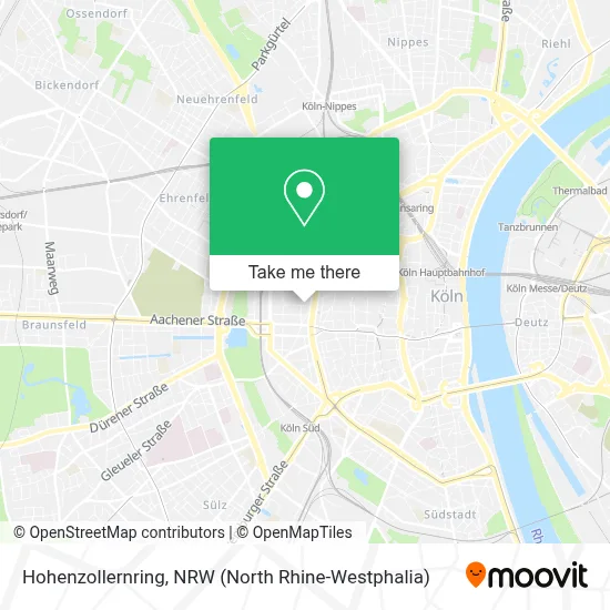Hohenzollernring map