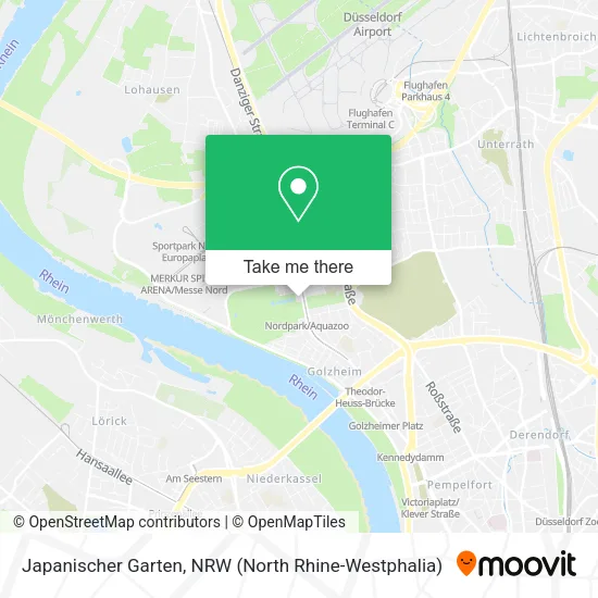 Карта Japanischer Garten