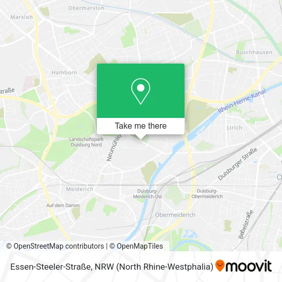 Карта Essen-Steeler-Straße