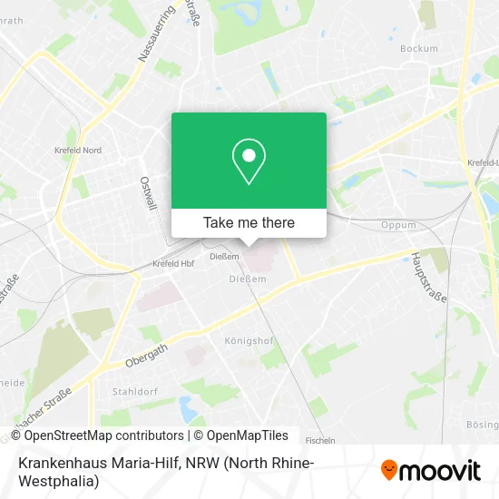 Krankenhaus Maria-Hilf map