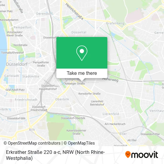 Erkrather Straße 220 a-c map
