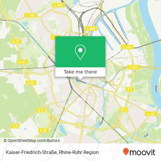 Карта Kaiser-Friedrich-Straße
