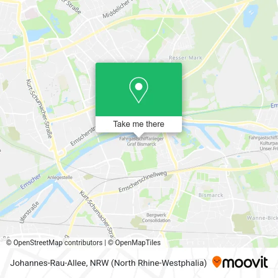 Карта Johannes-Rau-Allee