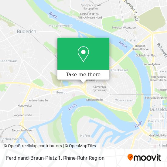 Ferdinand-Braun-Platz 1 map