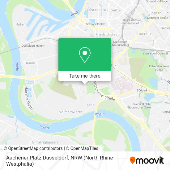 Карта Aachener Platz Düsseldorf